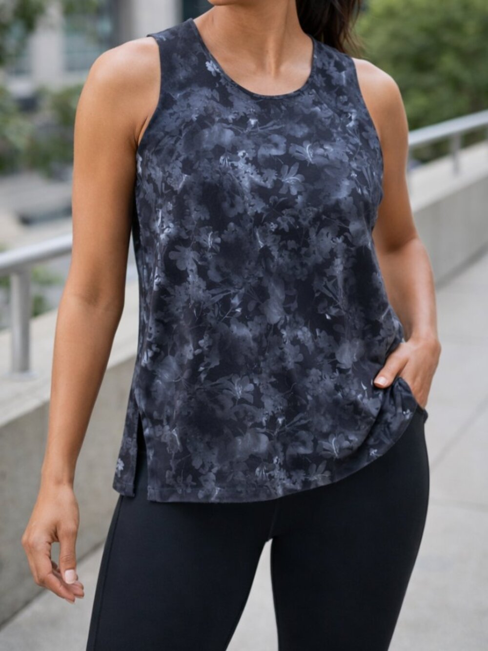 Athleta Refined Zephyr Floral Tank | Size 3X